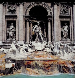 Fuente de Trevi, construida 1732-62